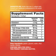 MegaRed Omega-3 Krill Oil Extra Strength | Heart Health Support