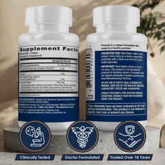 Prosvent Prostate Health Dietary Supplement – 60 Softgels | Men's Wellness Support