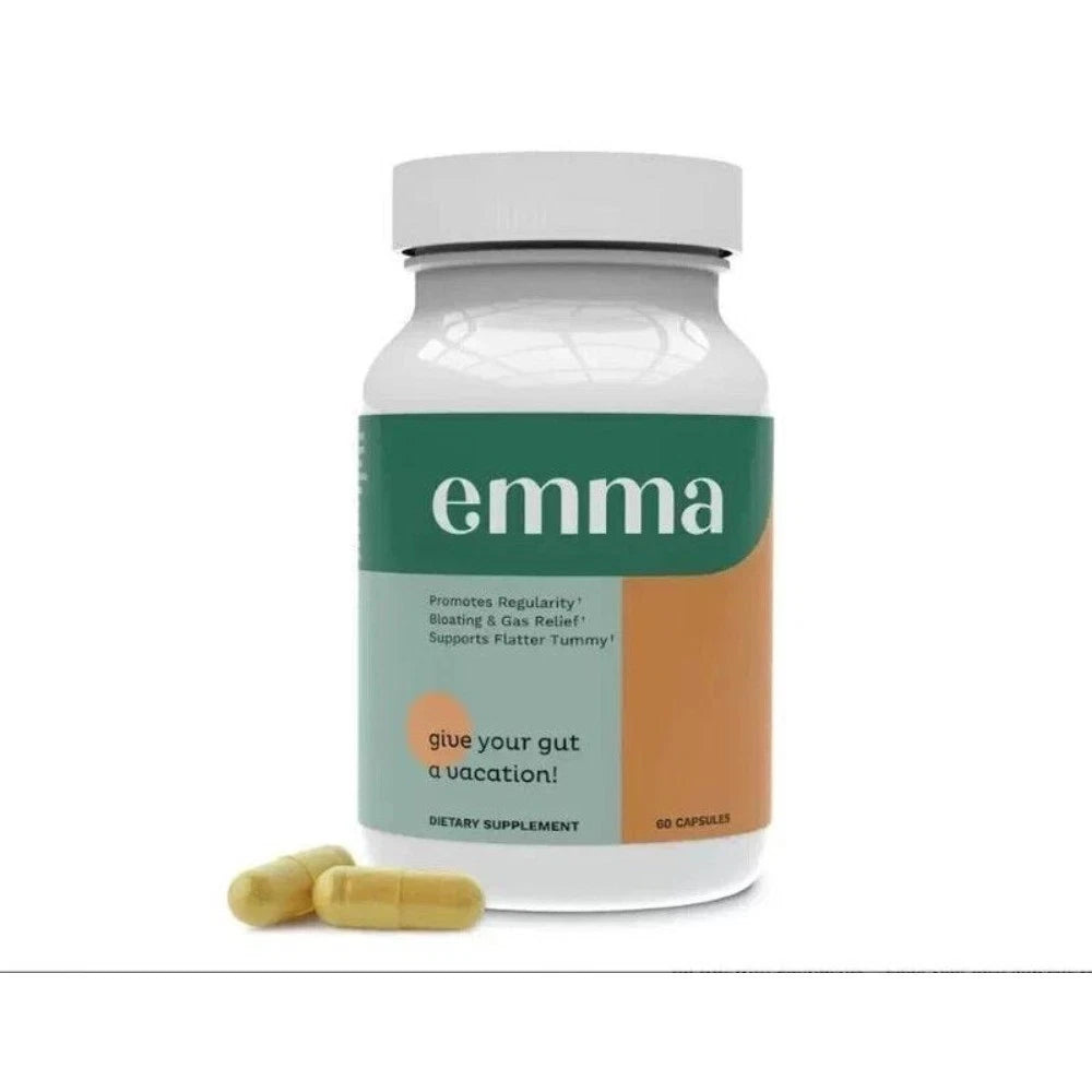 Emma Gut Health: Gas & Bloating Relief + Leaky Gut Repair, 60 Capsules