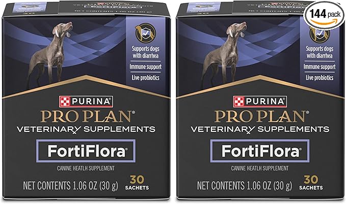 Purina FortiFlora Pro Plan Dog Probiotic Supplement 30 Sachets Pack