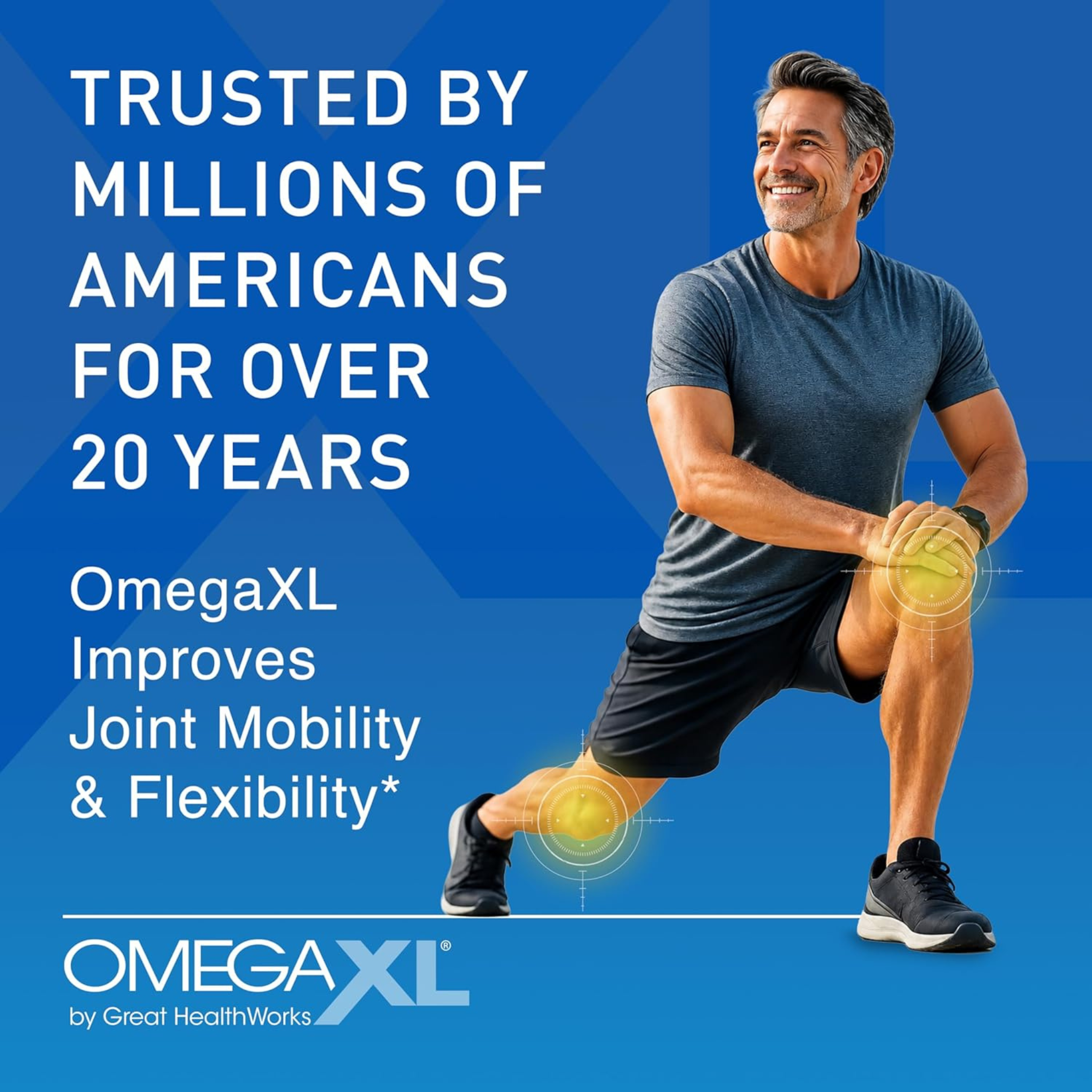Omega XL 300 Capsules Omega 3 Natural Joint Pain Relief Supplement Pack of 2