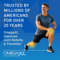 Omega XL 300 Capsules Omega 3 Natural Joint Pain Relief Supplement Pack of 2