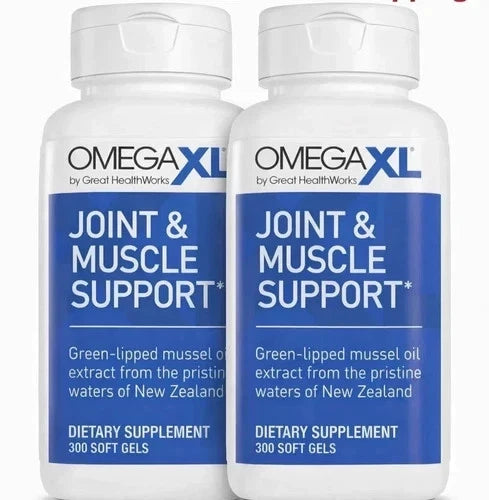 Omega XL 300 Capsules Omega 3 Natural Joint Pain Relief Supplement Pack of 2