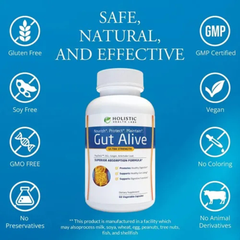 Holistic Health Labs Gut Alive | Ultra Strength Digestive Support