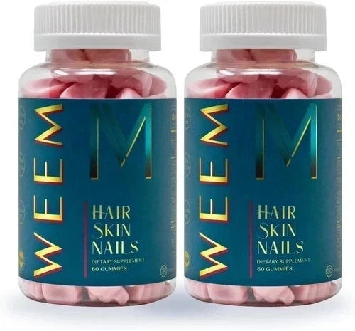 WEEM Hair Skin and Nails Gummies - Supports Healthy Hair ( pack of 2 )